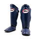 Twins Kickboks Set Bokshandschoen BGVL-3 Blauw en Scheenbeschermer SGL-7 Blauw