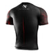 Hayabusa Rashguard UFC BJJ Short Sleeve Zwart/Rood