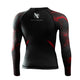 Hayabusa Rashguard UFC BJJ Dames Long Sleeve Zwart/Rood