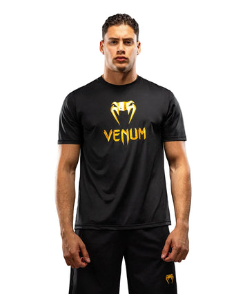 Venum Classic Dry Tech T-shirt Zwart/Goud