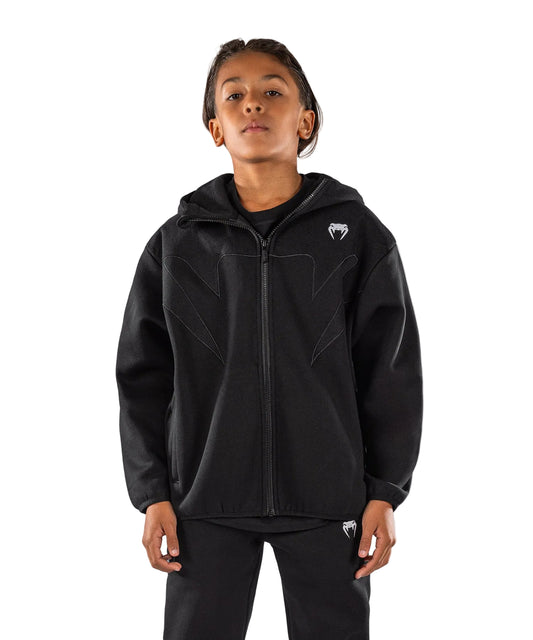 Venum Attack Fleece & Weave Kids Track Jacket Zwart