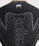 Venum Midnight Fury Short Sleeve Rashguard Black/Grey/Silver