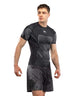 Venum Midnight Fury Short Sleeve Rashguard Black/Grey/Silver