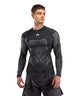 Venum Midnight Fury Long Sleeve Rashguard Black/Grey/Silver