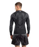 Venum Midnight Fury Long Sleeve Rashguard Black/Grey/Silver