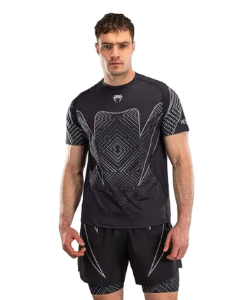 Venum Midnight Fury Dry-Tech T-Shirt Black/Grey/Silver