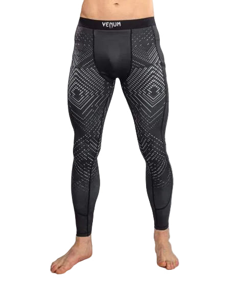 Venum Midnight Fury Spats Black/Grey/Silver