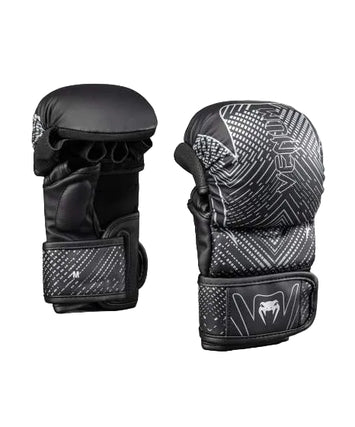 Venum Midnight Fury MMA Gloves Black/Grey/Silver