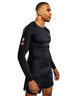 Venum Thunder Dragon Long Sleeve Rashguard Black/Grey/Copper