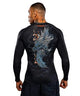 Venum Thunder Dragon Long Sleeve Rashguard Black/Grey/Copper