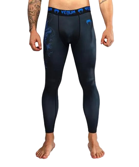 Venum Thunder Dragon Spats Black/Royal Blue