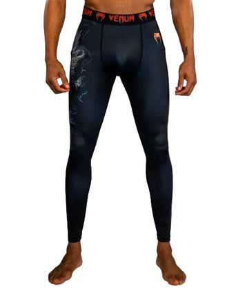 Venum Thunder Dragon Spats Black/Grey/Copper