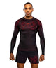 Venum Spectre Long Sleeve Rashguard Zwart/Rood