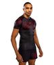 Venum Spectre Short Sleeve Rashguard Zwart/Rood
