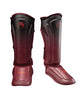Venum Spectre Scheenbeschermers Zwart/Rood