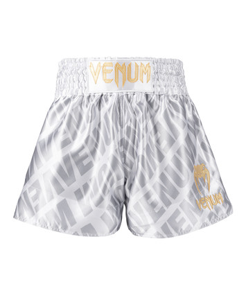 Venum Kickboksshort Contender XT Muay Thai Wit/Zilver