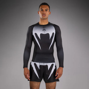Venum Rashguard No Gi Long Sleeve Zwart/Wit