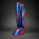 Venum Scheenbeschermers Elite Donker Blauw/Rood