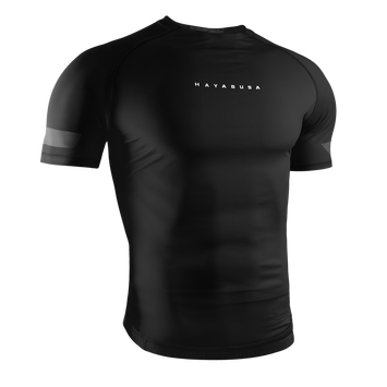 Hayabusa Rashguard Core Short Sleeve Zwart
