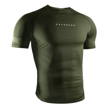 Hayabusa Rashguard Core Short Sleeve Groen