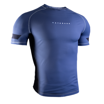 Hayabusa Rashguard Core Short Sleeve Blauw