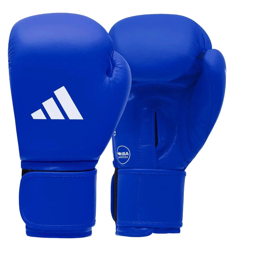 Adidas Bokshandschoenen Velcro IBA Blauw
