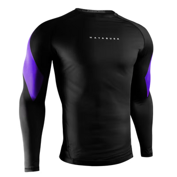 Hayabusa Men's Pro Ranked Rashguard Long Sleeve Paars