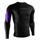 Hayabusa Men's Pro Ranked Rashguard Long Sleeve Purple