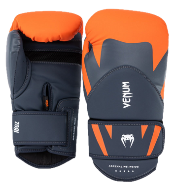 Bokshandschoen Venum Challenger 4.0 Oranje/Navy Blauw