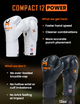 Hit N Move Zak en Conditie Bokshandschoenen Compact 12oz Zwart
