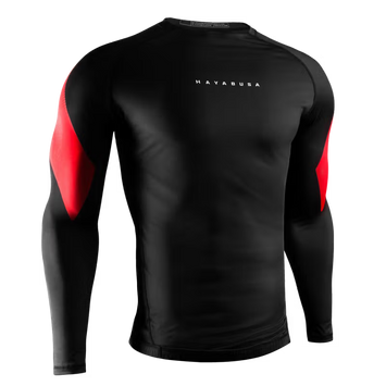 Hayabusa Men's Pro Ranked Rashguard Long Sleeve Zwart
