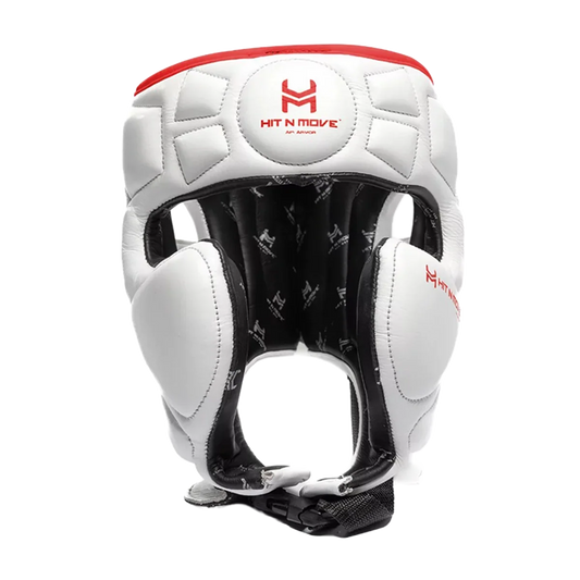 Hit N Move Hoofdbeschermer Air Armor Wit/Rood