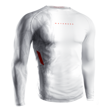 Hayabusa Rashguard Apex Long Sleeve Wit