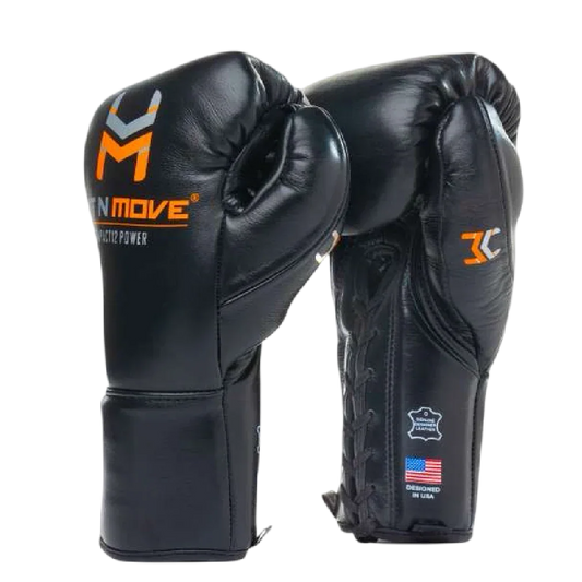 Hit N Move Zak en Conditie Bokshandschoenen Compact 12oz Zwart