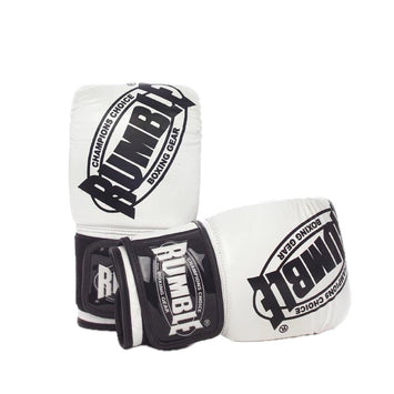 Zakhandschoen Mitt Rumble Leer Winner Wit-Zwart