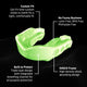 Shockdoctor Bitje Gel Max Fluor Groen