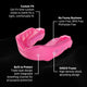 Shockdoctor Bitje Gel Max Roze