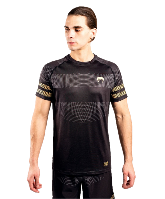 T-Shirt Venum CLUB 182 DRY TECH T-SHIRT - BLACK/GOLD