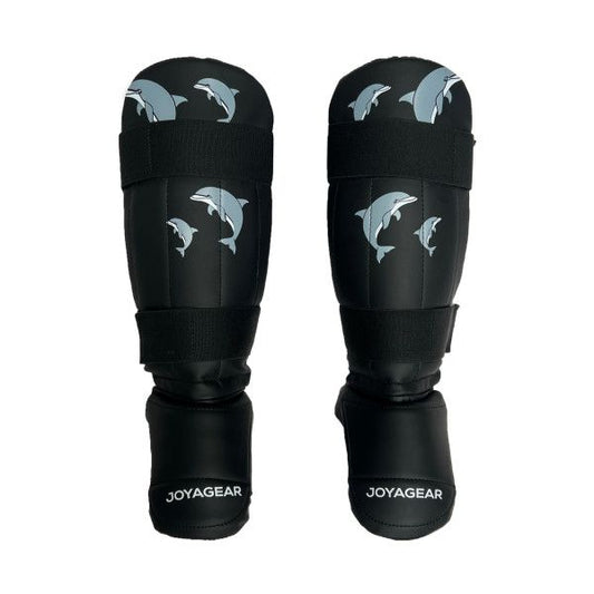 Joya Gear Scheenbeschermers Dolfijn Zwart/Grijs