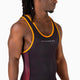 Hayabusa Men's Surge Wrestling Singlet Black/Orange