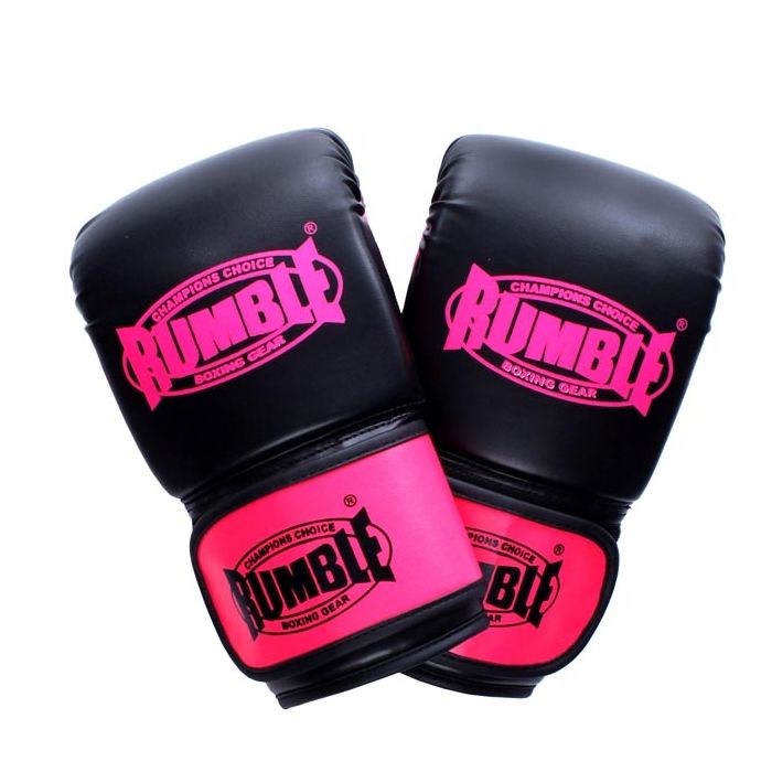 Hoe dan ook Hysterisch Wissen Zakhandschoen Mitt Rumble PU Punch 2.0 Zwart-Neon Roze