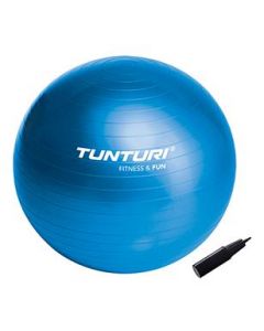 Gymball Blauw Met Pomp Tunturi