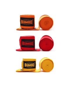 Bandage Boksen Rumble 3 Stuks - 4 Meter - Oranje/Rood/Geel