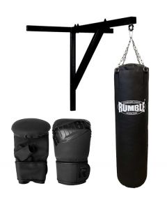 Bokszakset Rumble 120cm Muurbeugel + Punch 2.0 