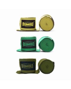 Bandage Boksen Rumble 3 Paar - 4 Meter - Lime/Groen/Army