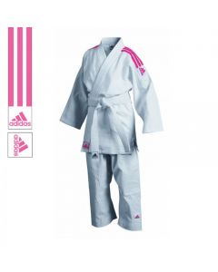 adidas Judopak J3500 Club Wit/Roze