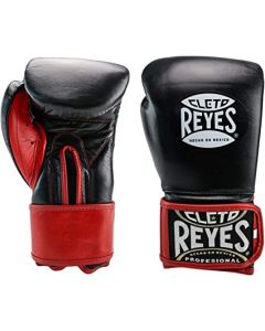 Bokshandschoen Cleto Reyes Extra Padding Zwart/Rood