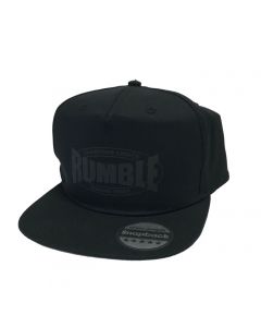 Cap Rumble Snapback Black-Black