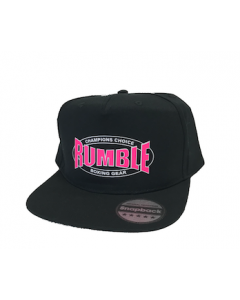 Cap Rumble Snapback Black Neon Pink