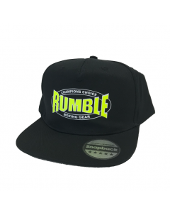 Cap Rumble Snapback Black Neon Yellow